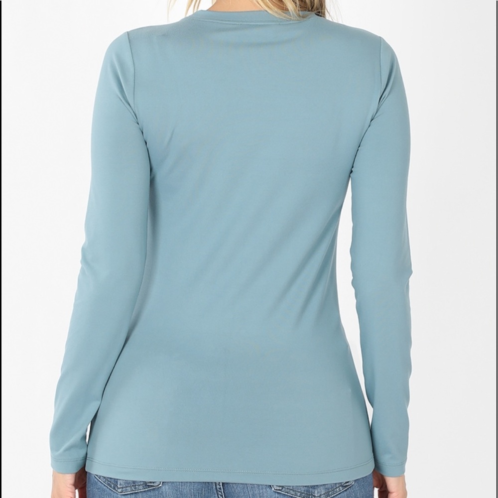 Ash Mocha Buttery Soft Tee - Picture 2 of 3